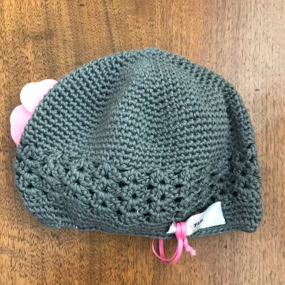 PLH Bows Crochet Infant Cap